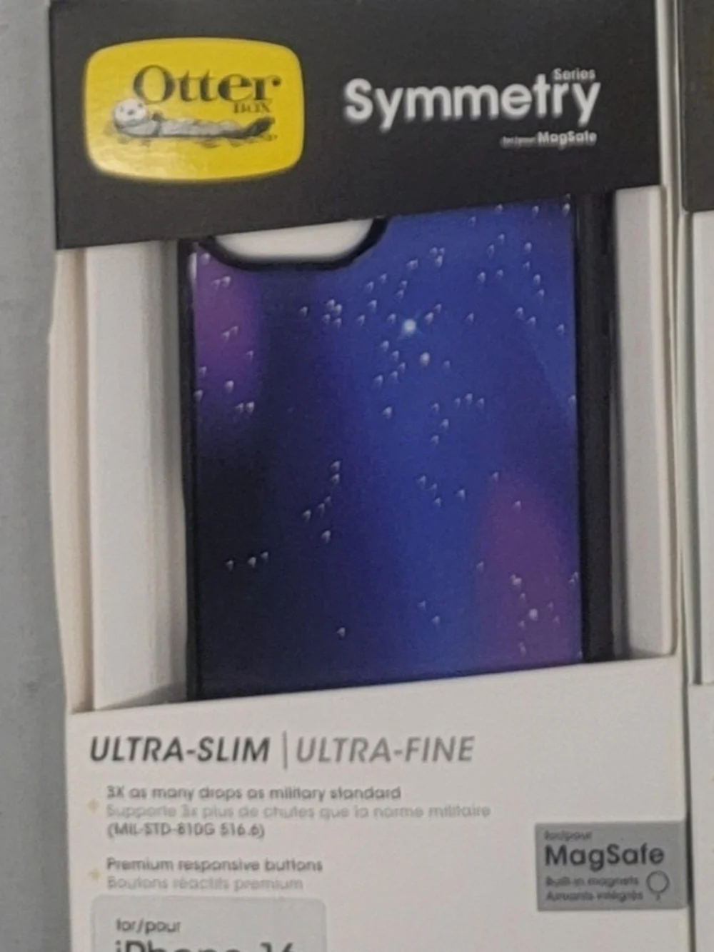 OtterBox Symmetry Series MagSafe Case for Iphone 16. Nubula Night